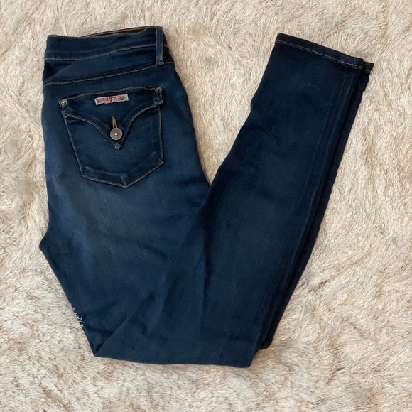 Hudson Jeans Denim - Hudson Lilly mid rise dark blue size 28